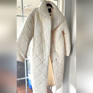 Dynamite long quilted puffer jacket